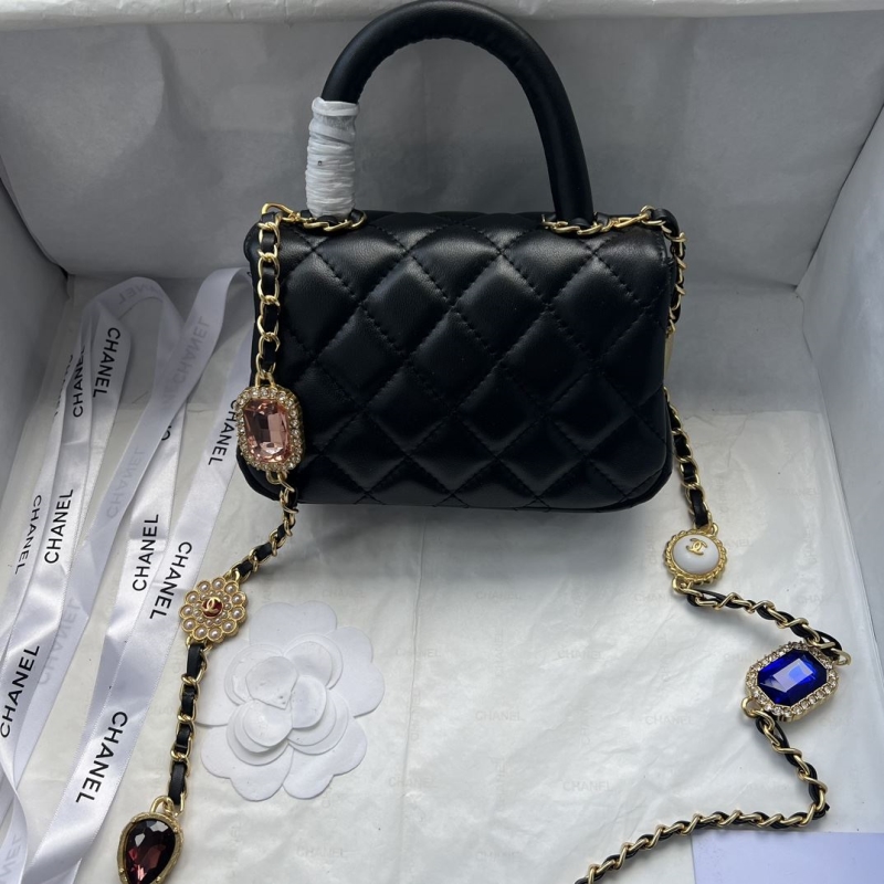 Ch**el top handle bags